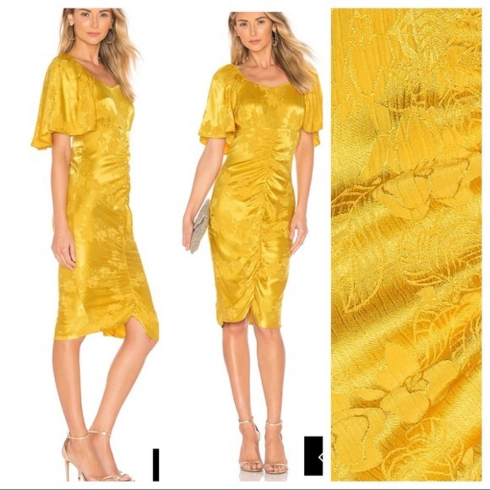 Tularosa Kinsley dress in Golden Yellow size XXS